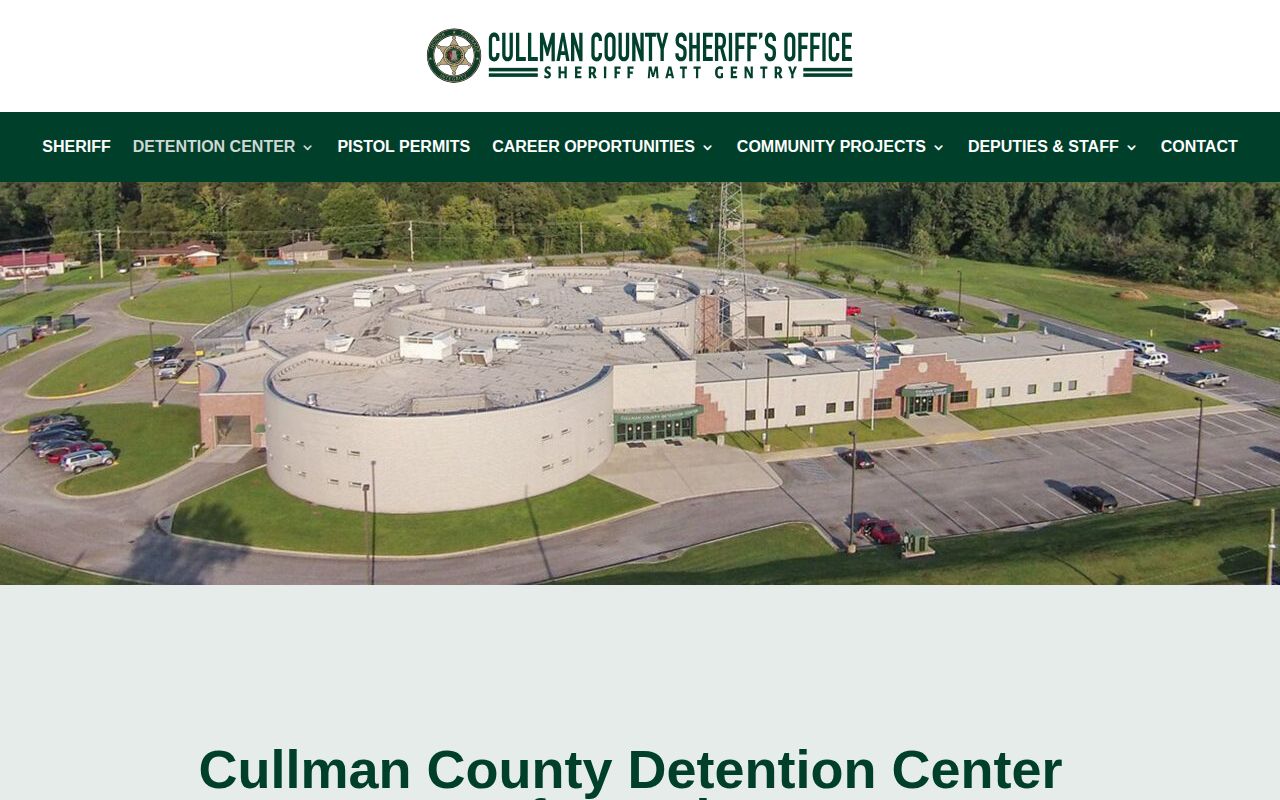 Cullman County Detention Center release contact information